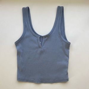 Ribbed crop tank